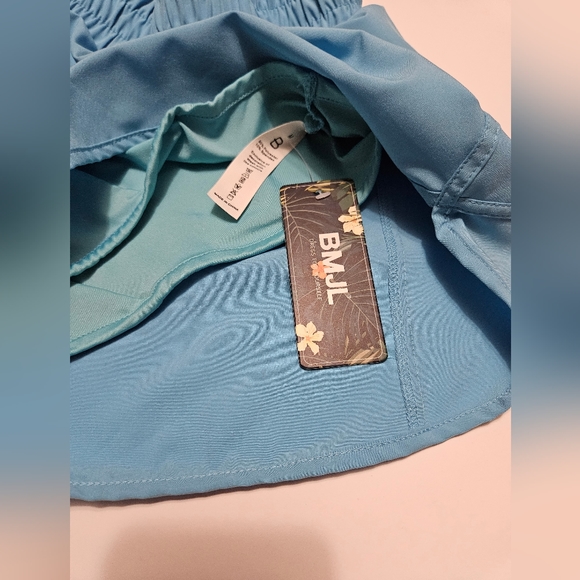 BMJL Women's High Waist Running Shorts W/zip Pocket Size M #W-303 - Picture 8 of 10